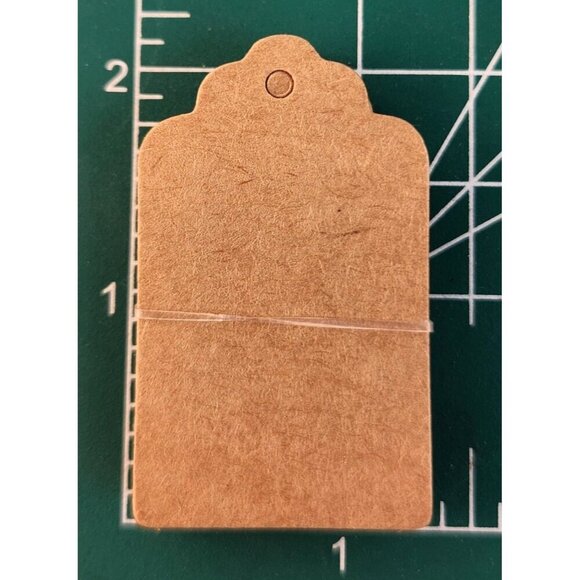 Card Stock Paper Tags With Jute Twine String For Gift Wrapping Crafting Or Labe - Picture 5 of 6